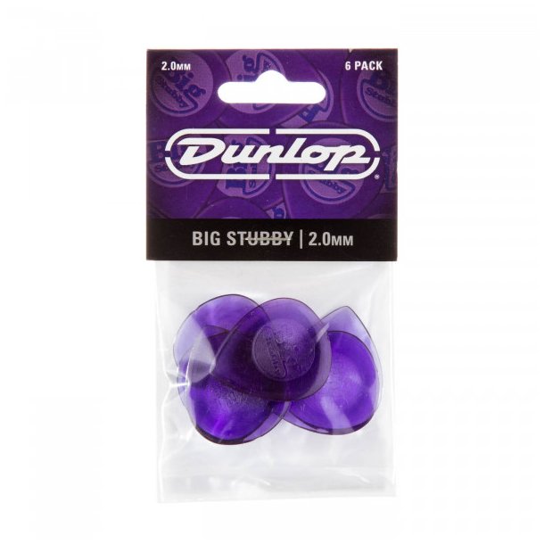 Dunlop Big Stubby 475P2.0  6 Pack 2.0mm